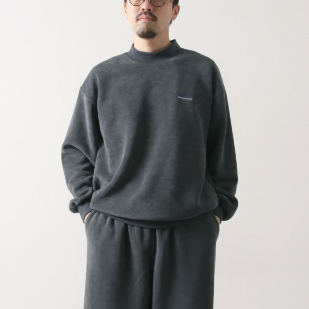 THOUSAND MILE（サウザンドマイル） ニットフリース モック＆ロングパンツ セットアップ / スウェット 裏起毛 イージーパンツ | THOUSAND MILE | 01