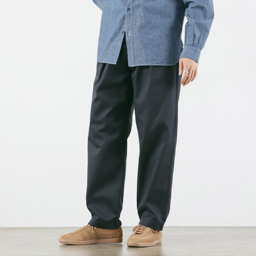 UNIVERSAL OVERALL（ユニバーサルオーバーオール） ヘリテージ T/C リラックス 2タックトラウザー STONE CARVER | UNIVERSAL OVERALL | 03