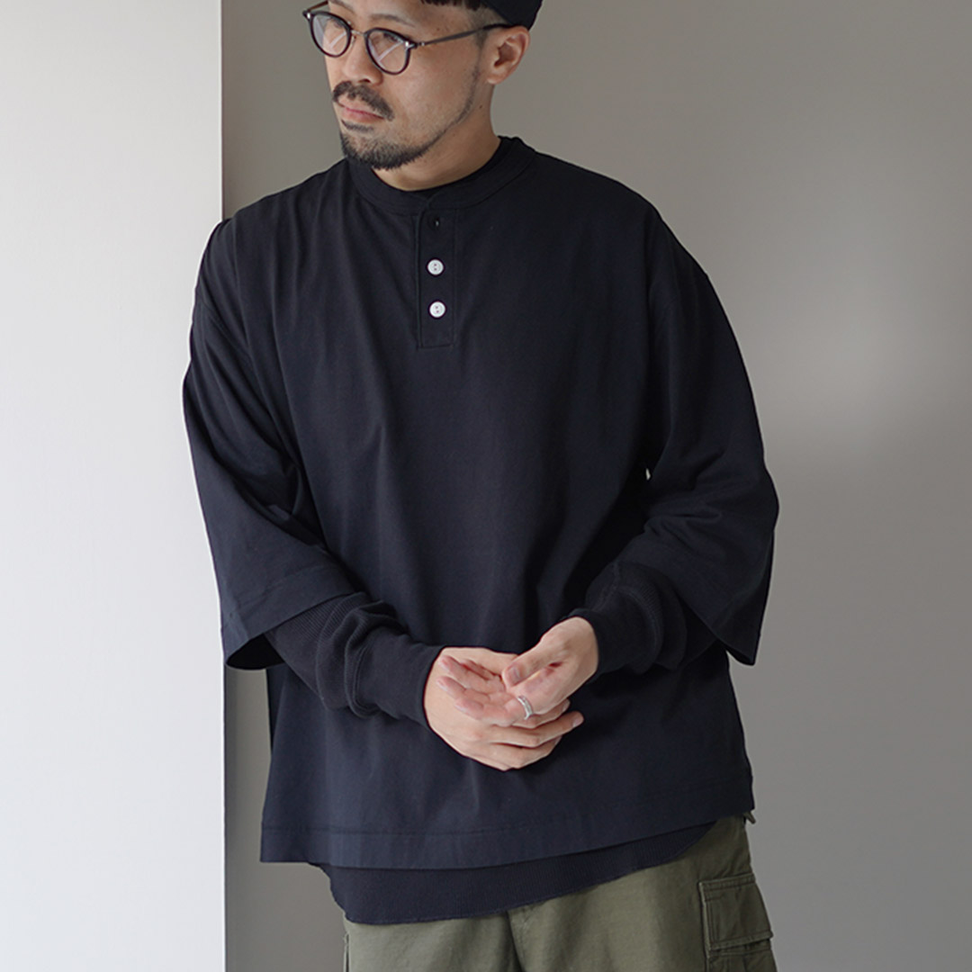 HEALTHKNIT（ヘルスニット）別注 2パックTシャツ 7分袖＋ロングスリーブワッフル / メンズ トップス 長袖 カジュアル | Healthknit | 02