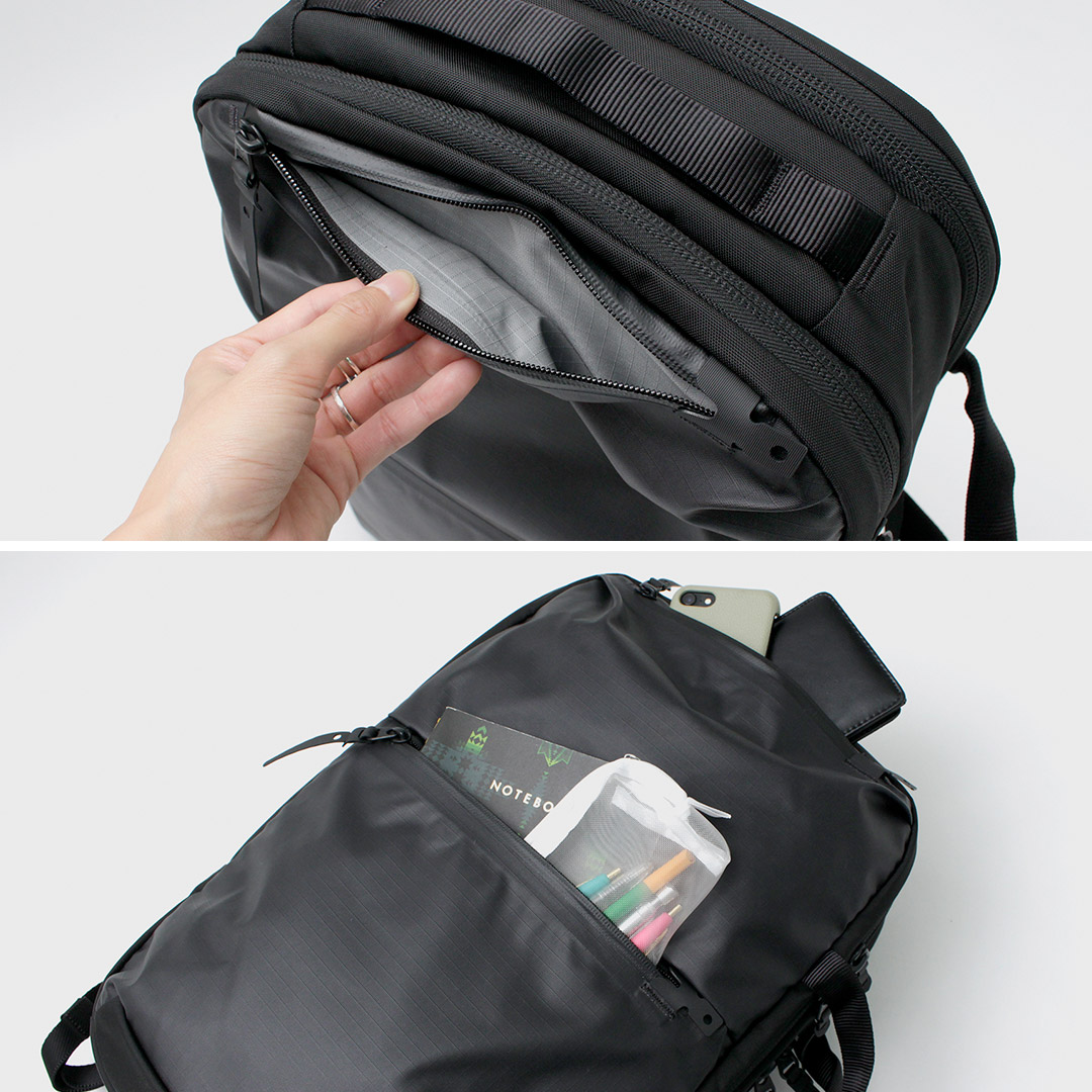 【新品未使用】タグ付き　ビジネスバッグ 黒 ナイロン レザー　ブラック　アローズ aceonlinestore_15863