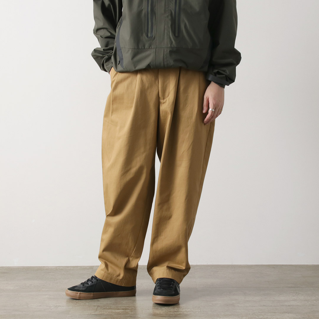 KELEN（ケレン） 2タック コクーントラウザー / メンズ 綿 コットン ワイド NIPS 2TUCK COCOON TROUSER | Kelen | 01