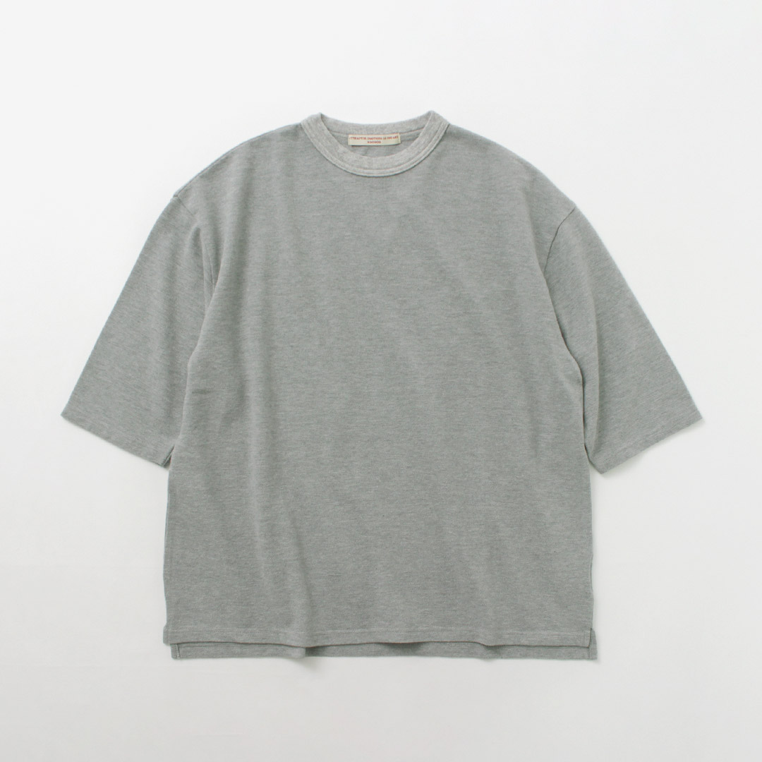 ROCOCO（ロココ） 鹿の子 7分袖Tシャツ / メンズ トップス カットソー