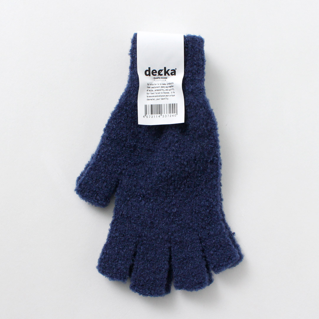 DECKA QUALITY SOCKS（デカ） フィンガーレスグローブ アルパカ / ユニセックス 手袋 SHOWATABE | decka Quality socks | 05