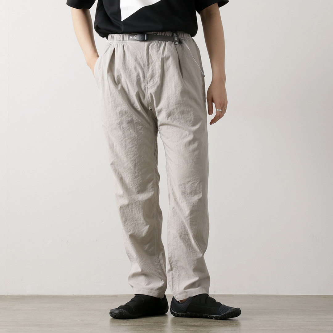 AND WANDER（アンドワンダー） グラミチ ナイロン クライミング パンツ / メンズ ボトムス イージーパンツ ウエストゴム 総ゴム | and wander | 01