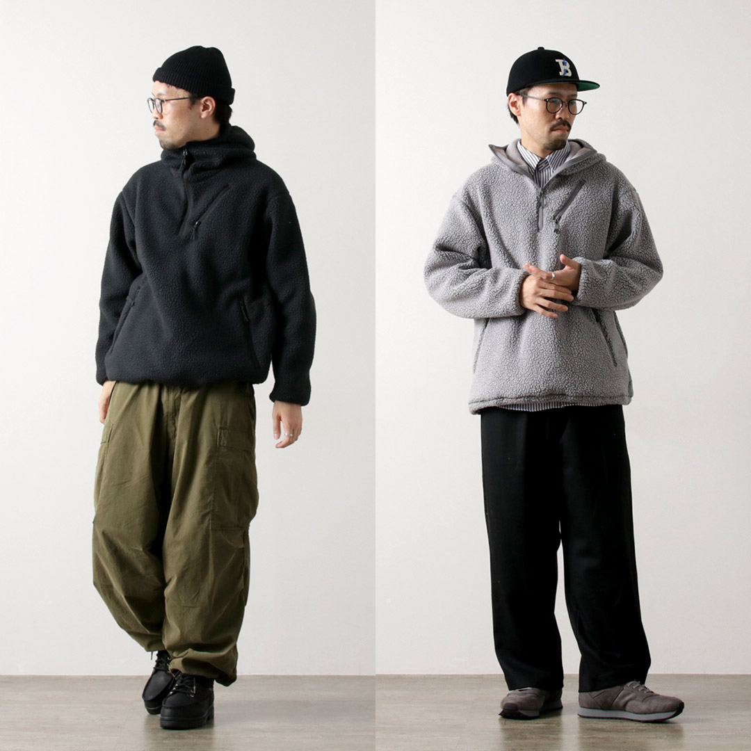 JUGEM（ジュゲム） フリース バラクラバ パーカ / メンズ POLARTEC