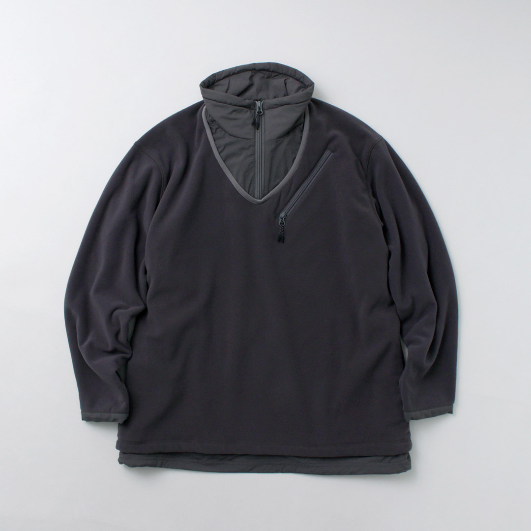 ryosuke　アーセナル レトロ ZIP パネル フリース JUGEM（ジュゲム） ナイロンフリースコンビ アノラック / メンズ