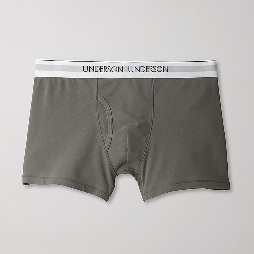 UNDERSON UNDERSON（アンダーソン アンダーソン） レギュラー 前開き ショートボクサー / メンズ 和紙 吸湿速乾 アンダーウェア | UNDERSON UNDERSON | 01