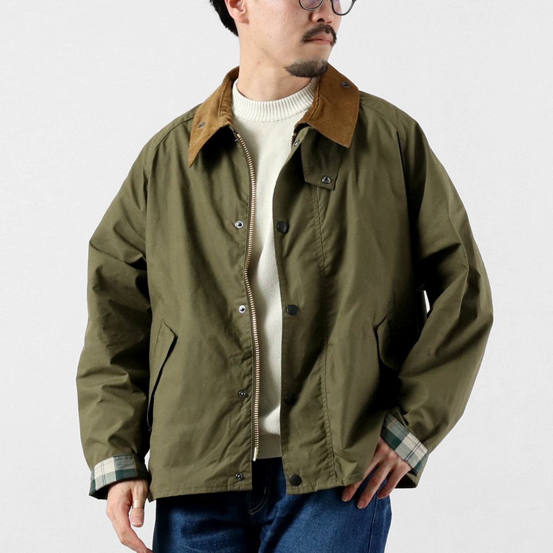 BARBOUR（バブアー） トランスポート パラフィンコットン ジャケット / ライトアウター ブルゾン メンズ ワークジャケット | Barbour | 02