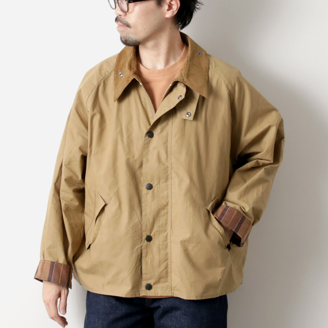 BARBOUR（バブアー） トランスポート パラフィンコットン ジャケット / ライトアウター ブルゾン メンズ ワークジャケット 春秋 | Barbour | 01