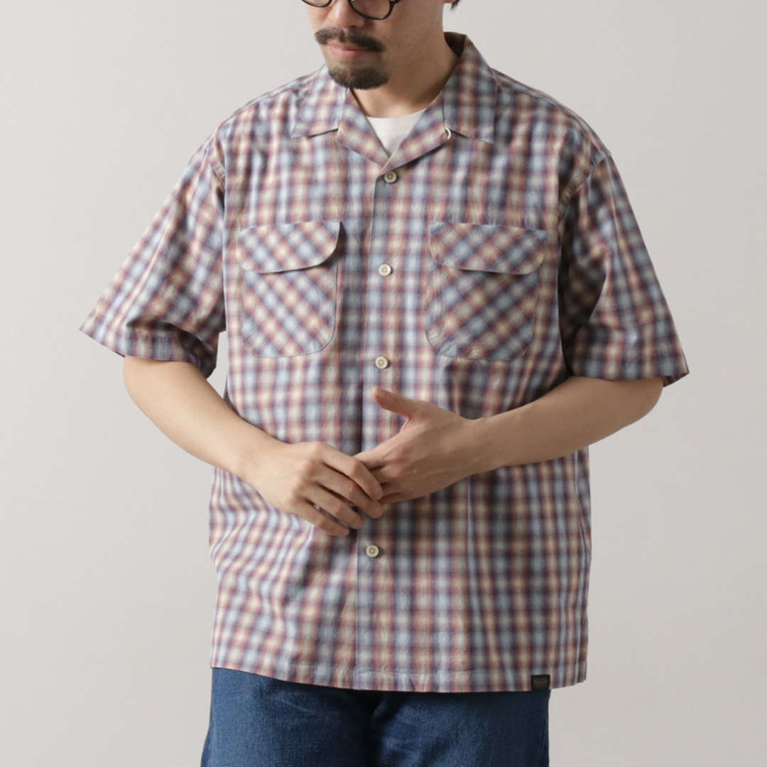Pendleton チェック柄 開襟半袖シャツ M PENDLETON PENDLETON(ペンドルトン) オープンカラー シャツ