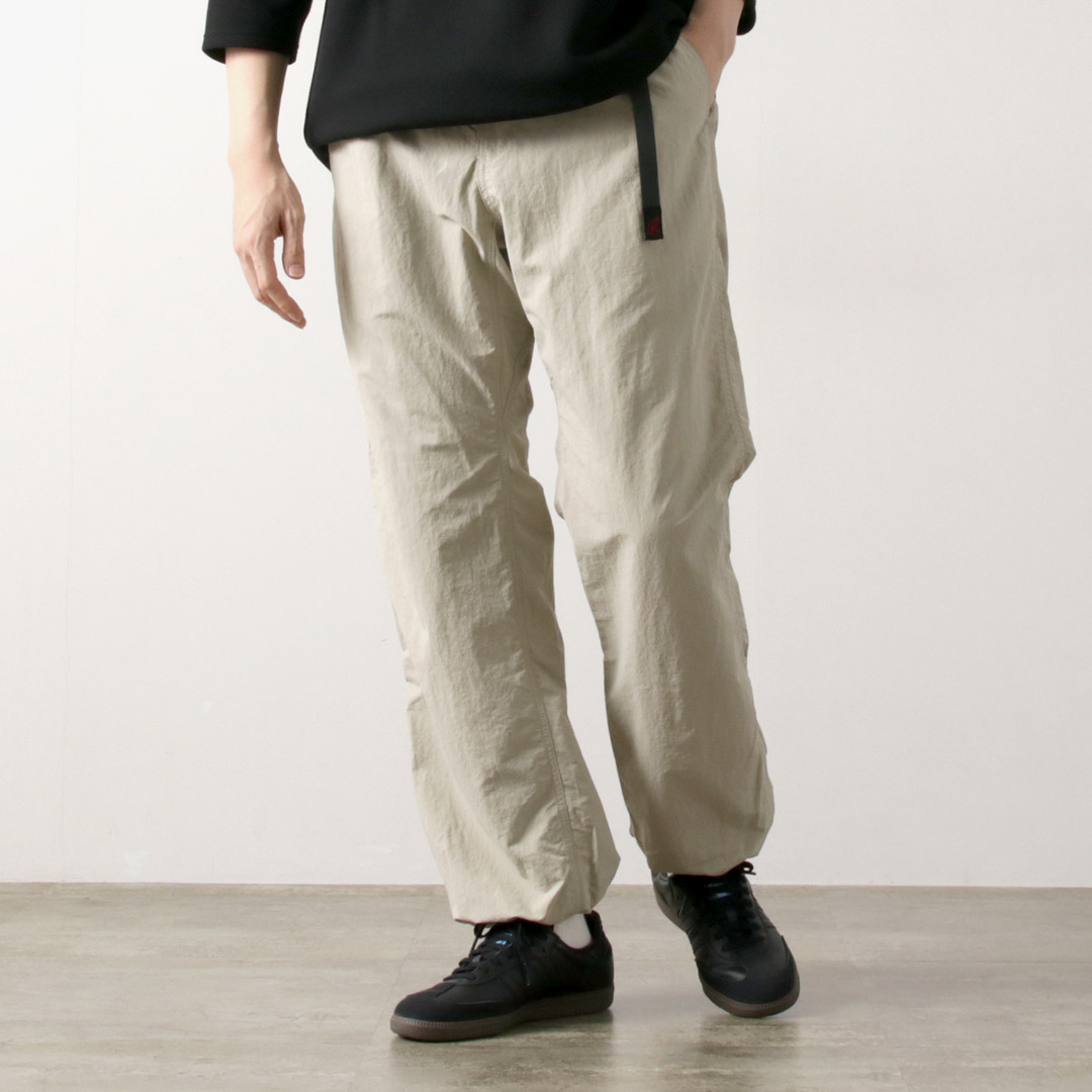 GRAMICCI GASMP119 ナイロン トラックパンツ L DUNE GRAMICCI (グラミチ) NYLON TRACK PANTS #MEN / ナイロン