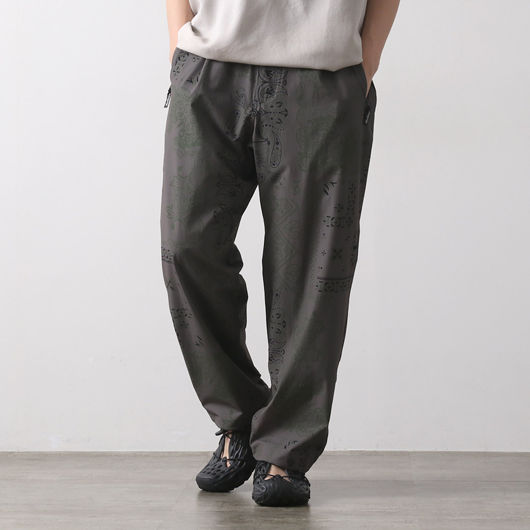 WILDTHINGS（ワイルドシングス） プリント ラックスパンツ / メンズ 総柄 プリント ウエストゴム 総ゴム | WILD THINGS | 01