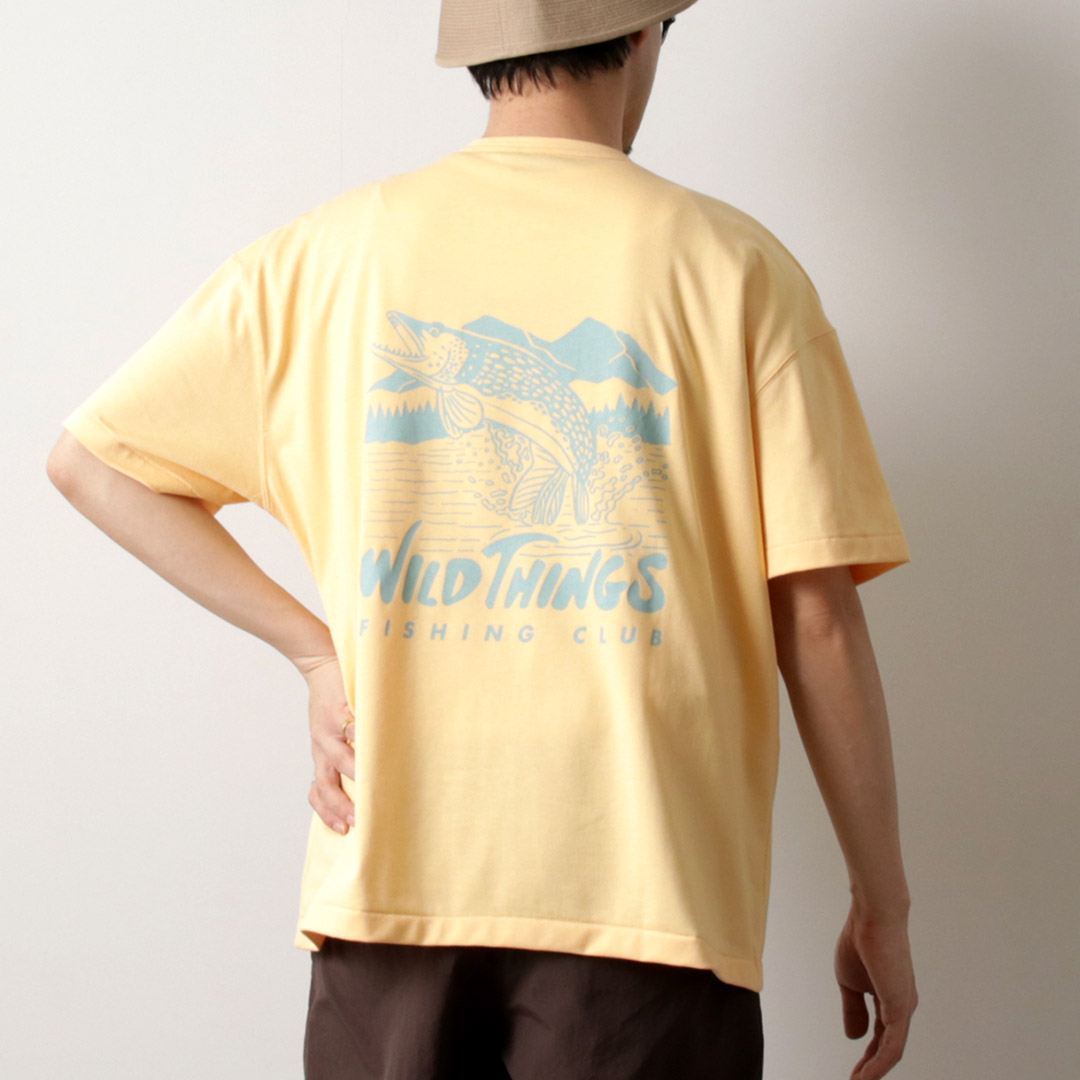 WILDTHINGS（ワイルドシングス） パイク フィッシング Tシャツ / バックプリント メンズ 半袖 綿 クルーネック | WILD THINGS | 02