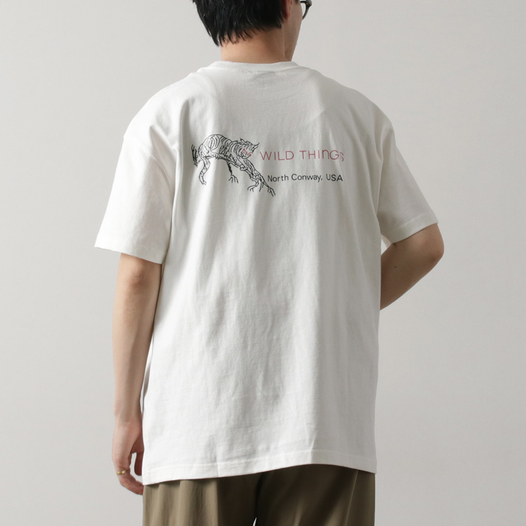 WILDTHINGS（ワイルドシングス） アーカイブTシャツ ワイルドキャット / バックプリント メンズ 半袖 綿 クルーネック | WILD THINGS | 01