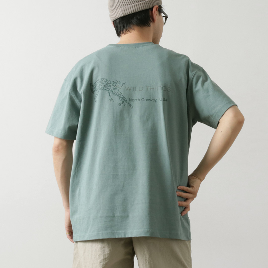 WILDTHINGS（ワイルドシングス） アーカイブTシャツ ワイルドキャット / バックプリント メンズ 半袖 綿 クルーネック | WILD THINGS | 02