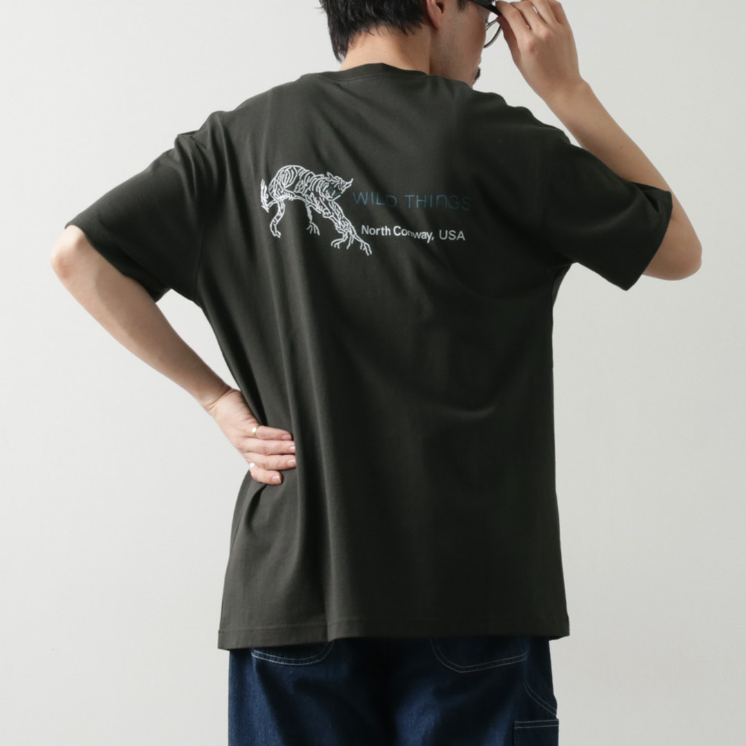 WILDTHINGS（ワイルドシングス） アーカイブTシャツ ワイルドキャット / バックプリント メンズ 半袖 綿 クルーネック | WILD THINGS | 03