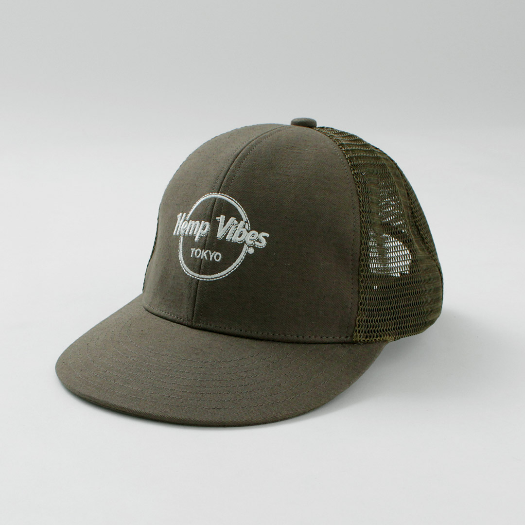 GOHEMP（ゴーヘンプ）ヘンプバイブス メッシュキャップ / メンズ 帽子 ロゴ コットン ヘンプ | GOHEMP | 01