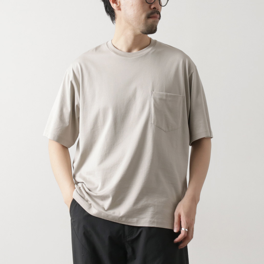 HANDVAERK（ハンドバーク） ショートスリーブ ビッグTシャツ / メンズ 半袖 コットン 綿 無地 ワイド 60/2 S/S BIG T-SHIRT | handvaerk | 02