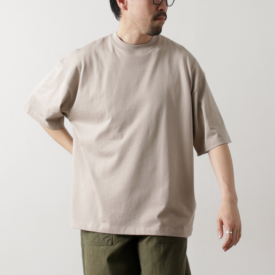 HANDVAERK（ハンドバーク） クルーネック ショートスリーブTシャツ / メンズ 半袖 コットン 綿 ワイド | handvaerk | 02