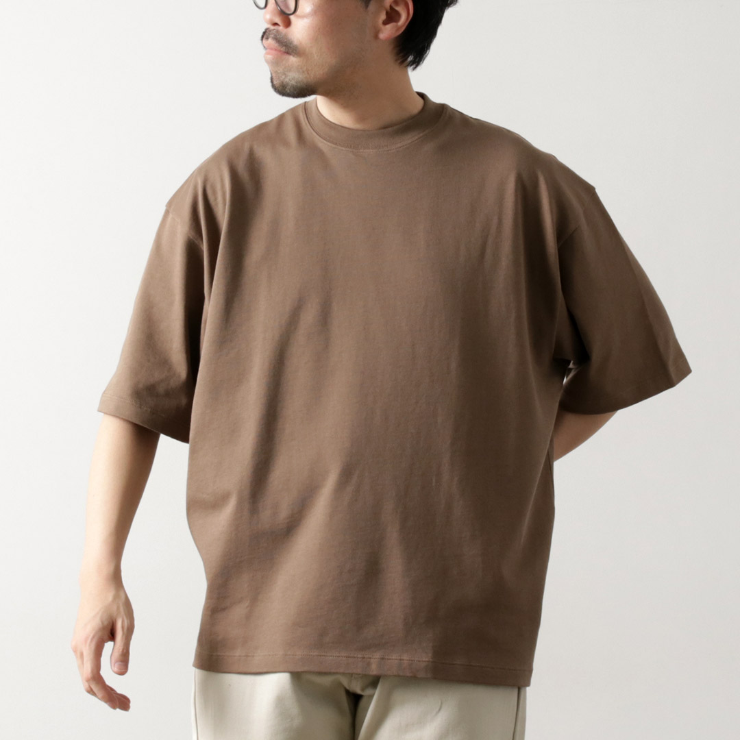 HANDVAERK（ハンドバーク） クルーネック ショートスリーブTシャツ / メンズ 半袖 コットン 綿 ワイド | handvaerk | 03