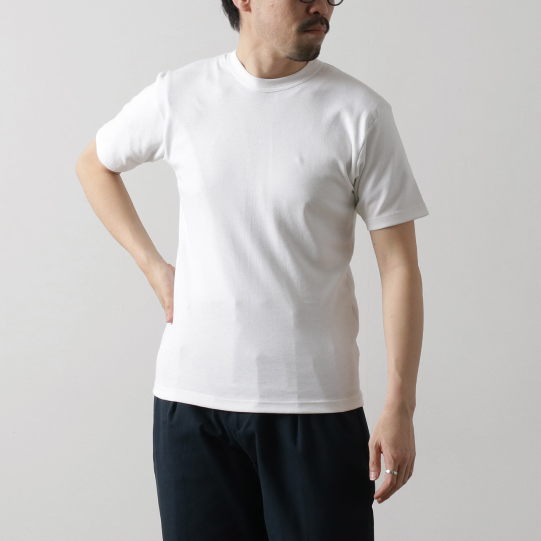 GICIPI（ジチピ） Grongo グローンゴ クルーネック ベーシックフィット カットソー イタリア製 / メンズ トップス Tシャツ 半袖 | gicipi | 01