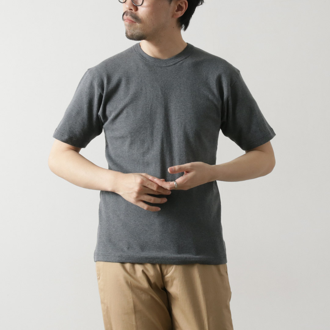 GICIPI（ジチピ） Grongo グローンゴ クルーネック ベーシックフィット カットソー イタリア製 / メンズ トップス Tシャツ 半袖 | gicipi | 04