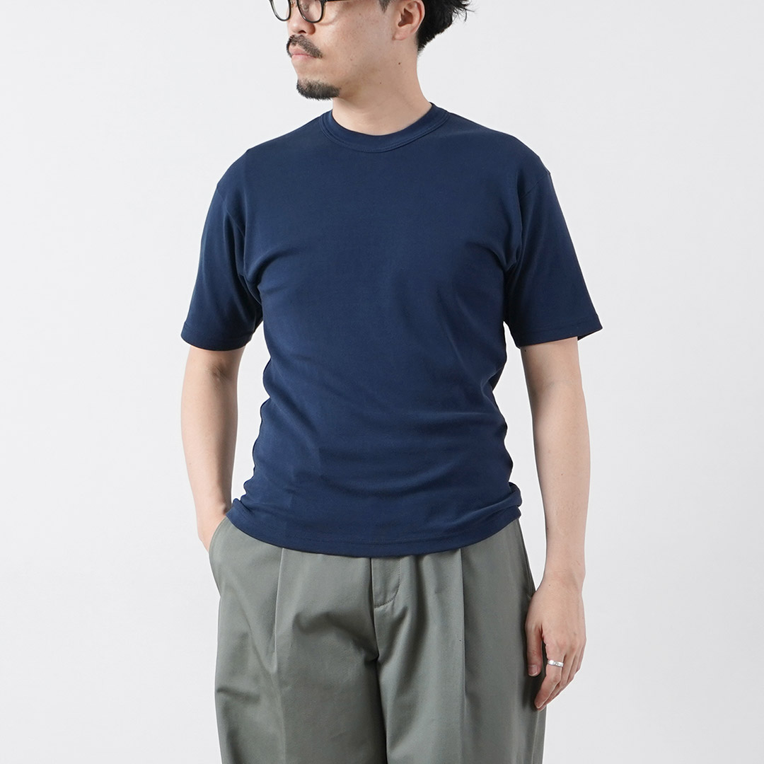 GICIPI（ジチピ） Grongo グローンゴ クルーネック ベーシックフィット カットソー イタリア製 / メンズ トップス Tシャツ 半袖 | gicipi | 05