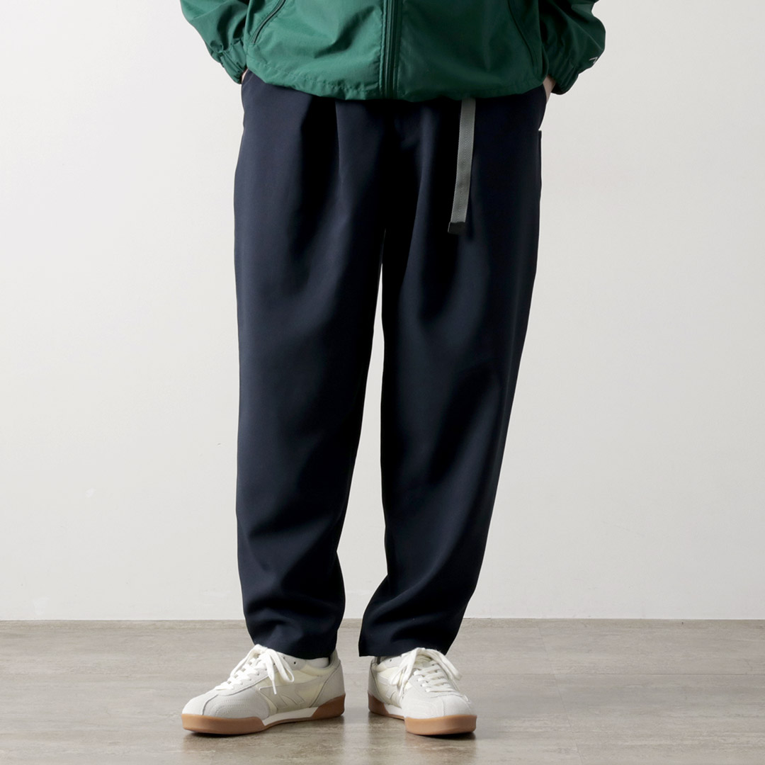 F/CE（エフシーイー） パイピング バルーントラウザー / ウエストゴム 総ゴム メンズ イージーパンツ ストレッチ 9分丈 | FUJITO | 01