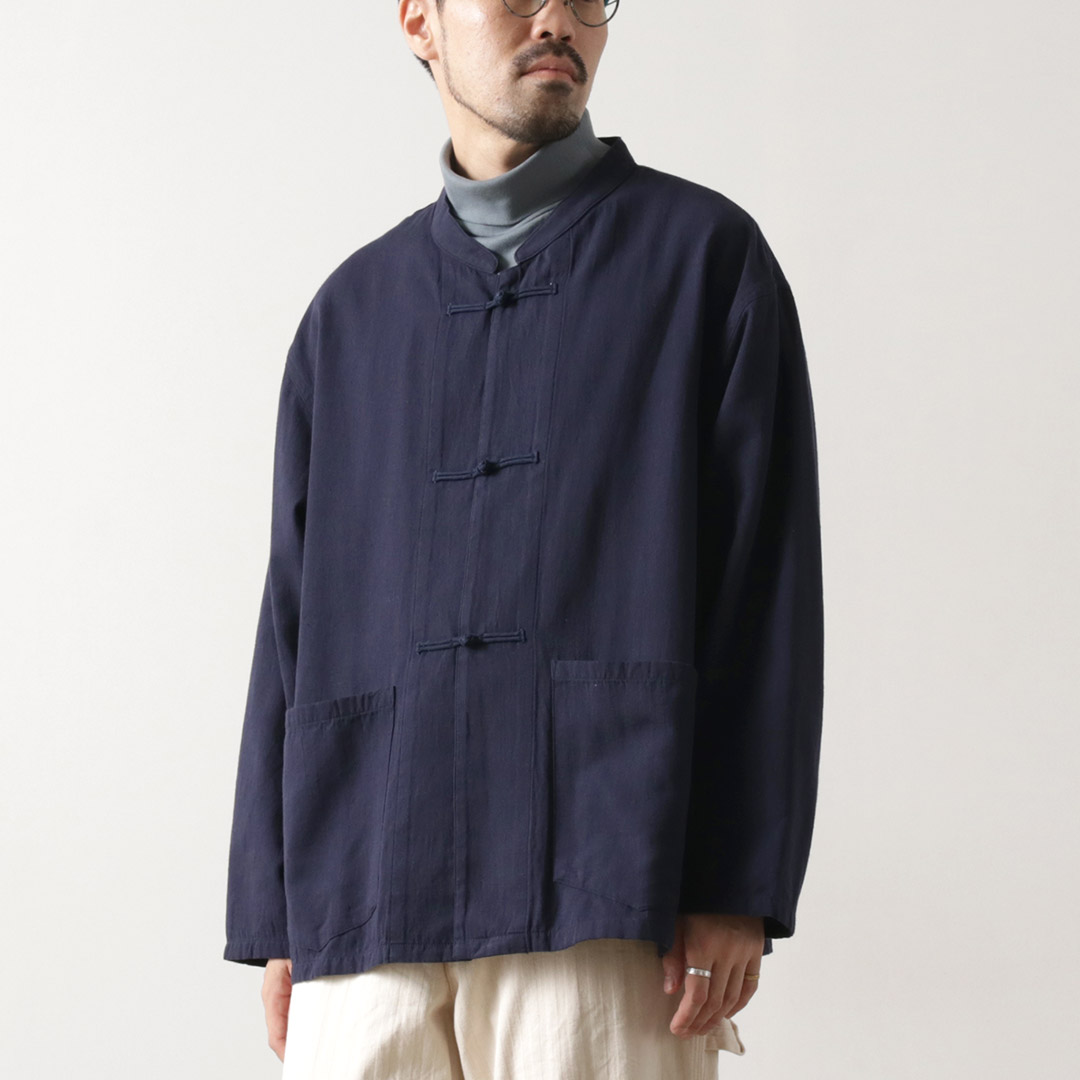 GOHEMP（ゴーヘンプ） 別注 ゴクウ ワイド ロングスリーブシャツ / メンズ 長袖 ヘンプコットン 吸湿速乾 ライトアウター | GOHEMP | 02