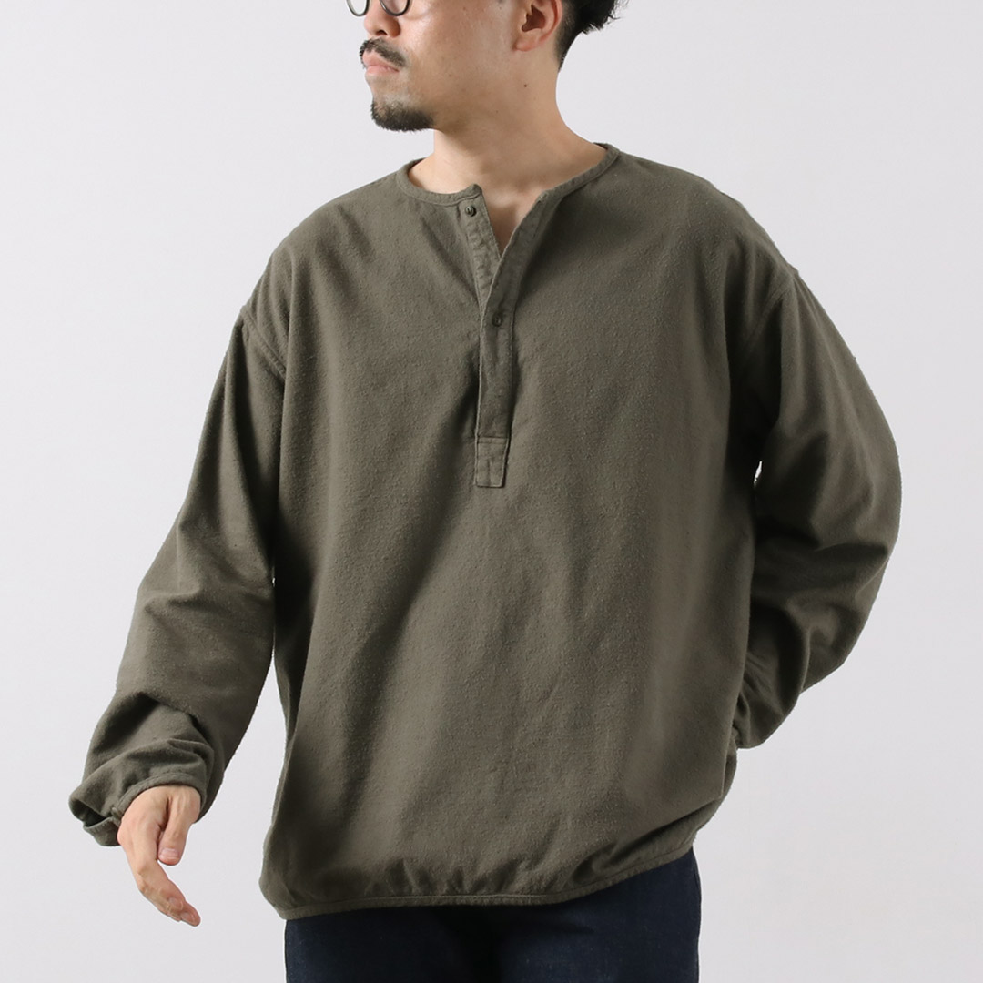 JAPAN BLUE JEANS（ジャパンブルージーンズ） 別注 スリーピング ヘンリーネック プルオーバー RJB3595 | JAPAN BLUE JEANS | 01