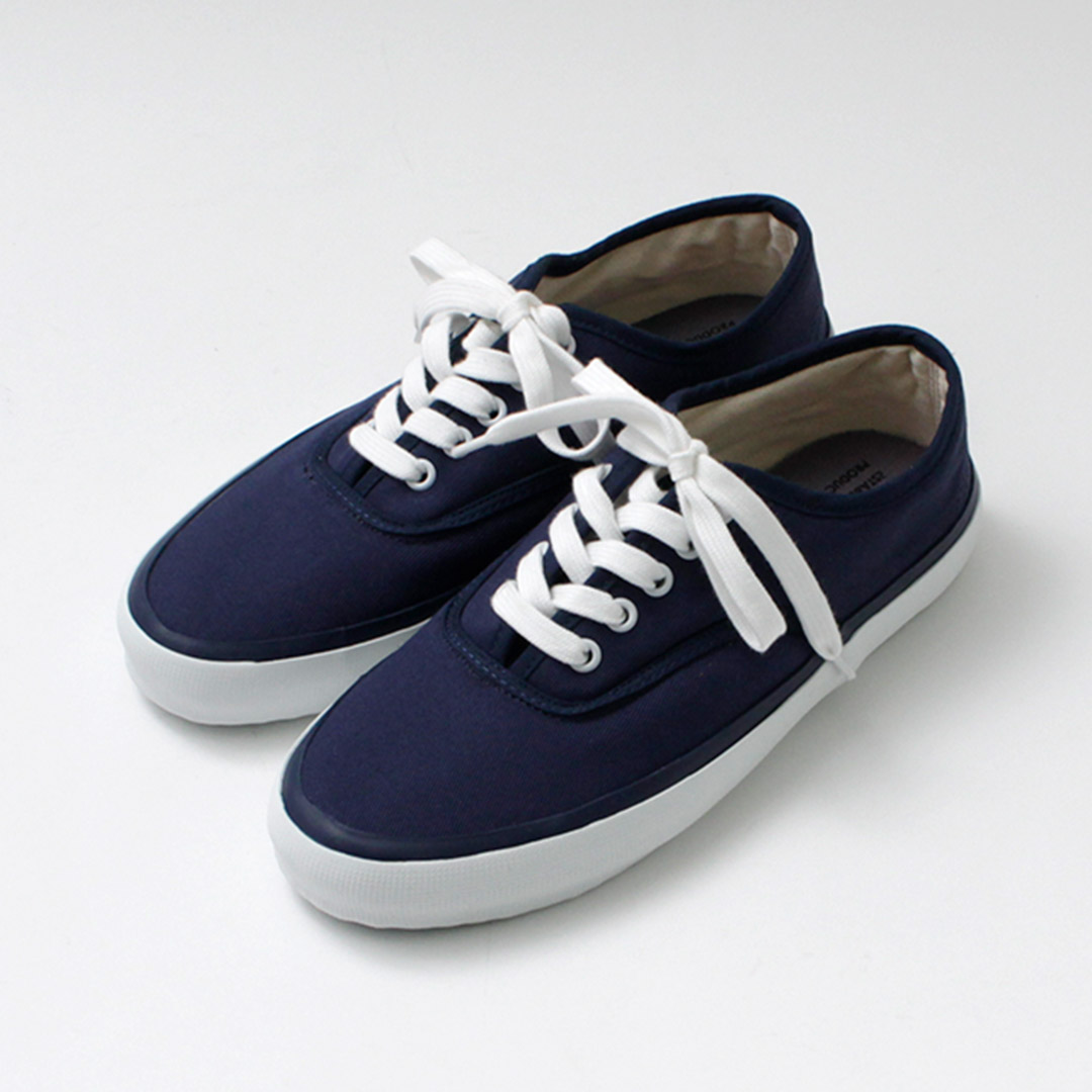 REPRODUCTION OF FOUND（リプロダクション オブ ファウンド） USネイビー ミリタリートレーナー コットンツイル スニーカー / メンズ レディース | REPRODUCTION OF FOUND | 01
