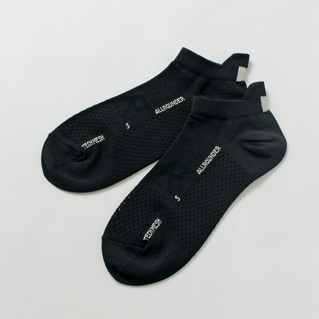 ROTOTO（ロトト） オールラウンダー テックメッシュ ノーショウ ソックス / 靴下 くるぶし スニーカー ローカット メンズ レディース | ROTOTO | 04