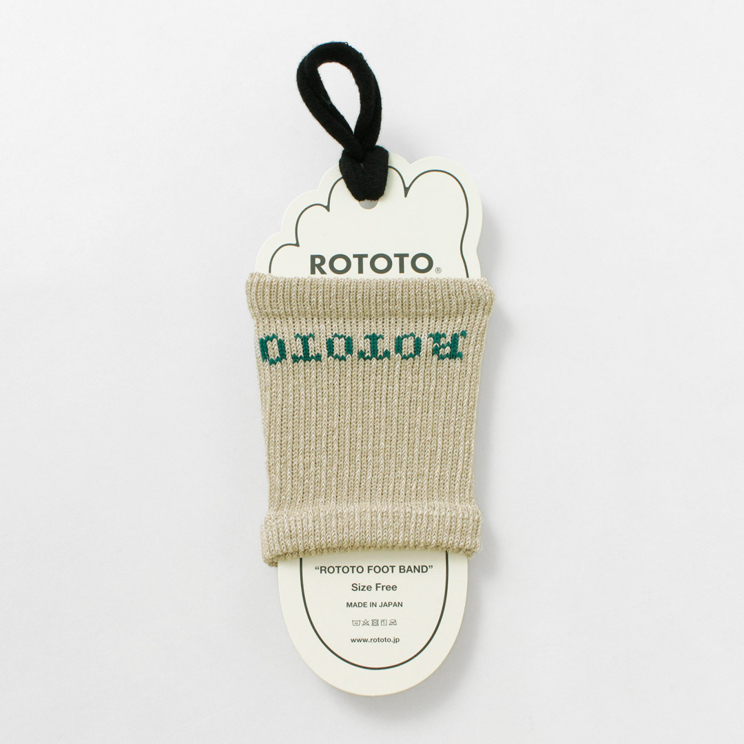 ROTOTO（ロトト） ヘンプ クッション フットバンド / サンダルソックス 靴下 夏 メンズ レディース 日本製 | ROTOTO | 01