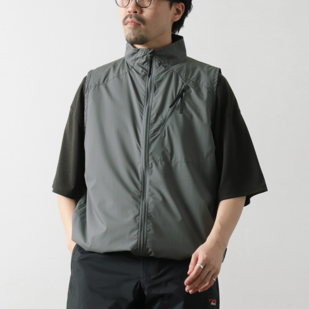 AXESQUIN（アクシーズクイン） ヘリウム ベスト / パーテックス 撥水 透湿 伸縮 ストレッチ | AXESQUIN | 01