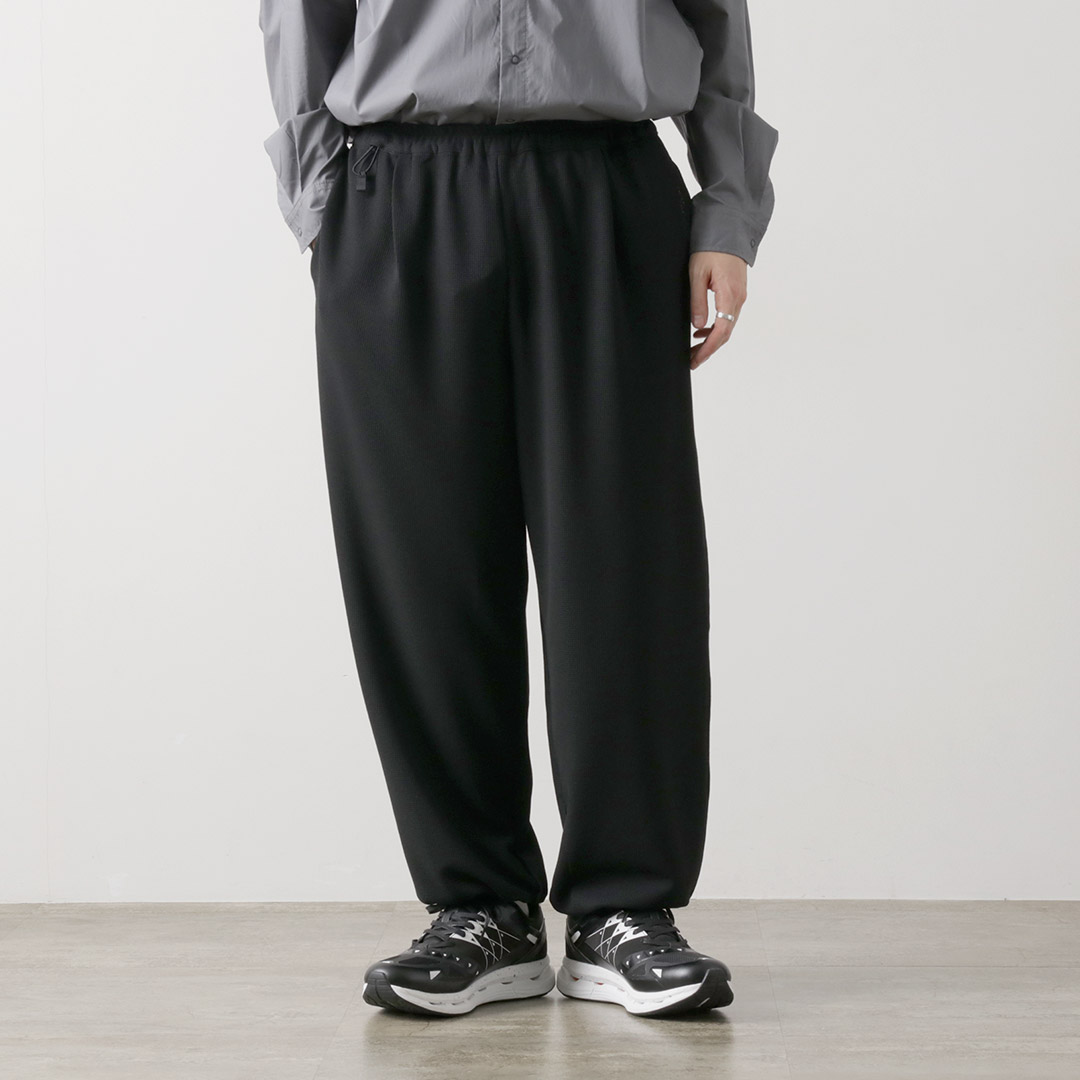 AXESQUIN（アクシーズクイン） クイックドライ エコワッフル リラクシングパンツ / メンズ イージーパンツ 速乾 ウエストゴム | AXESQUIN | 02