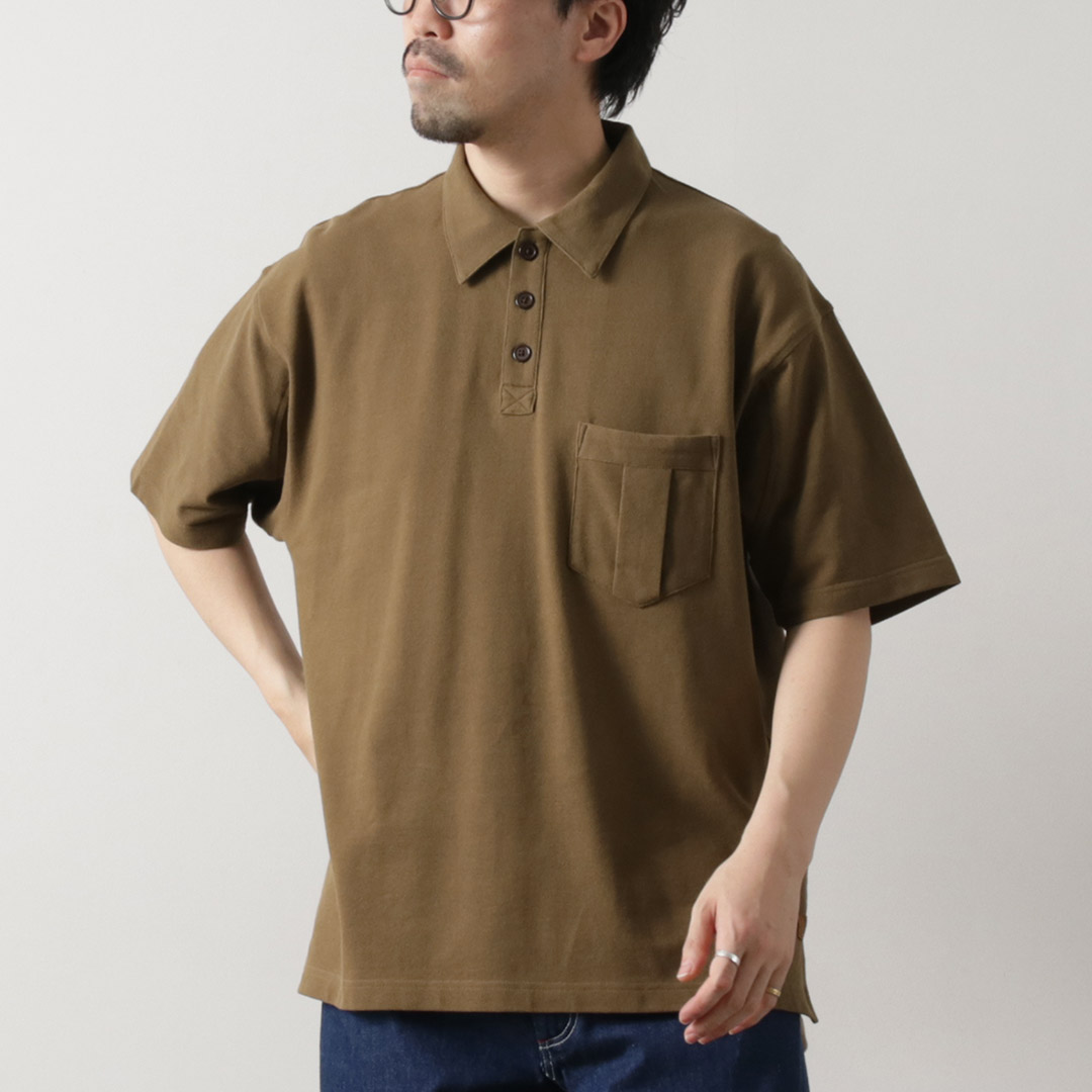 SPIEWAK（スピワック） ミリタリー ビッグポロシャツ / メンズ 半袖 ワイド MIL BIG POLO | SPIEWAK | 02