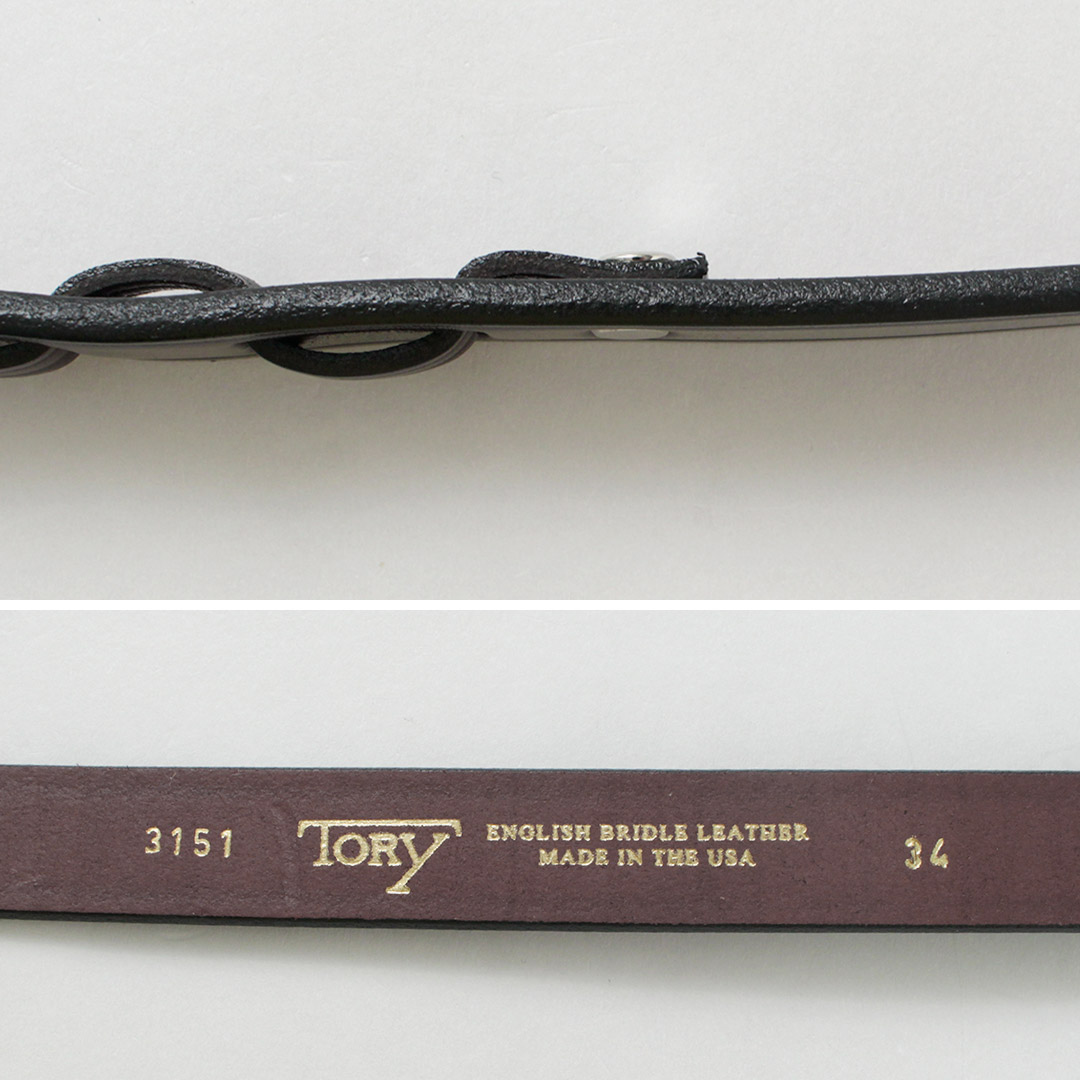 TORY LEATHER（トリーレザー） 2トーン ミニ フーフーピック ベルト