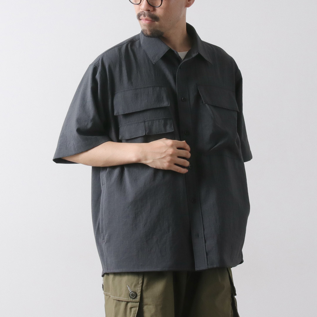 JUGEM（ジュゲム）ドライ カーゴシャツ / 半袖 吸汗 速乾 軽量 伸縮 ストレッチ メンズ RIRANCHA | JUGEM | 02