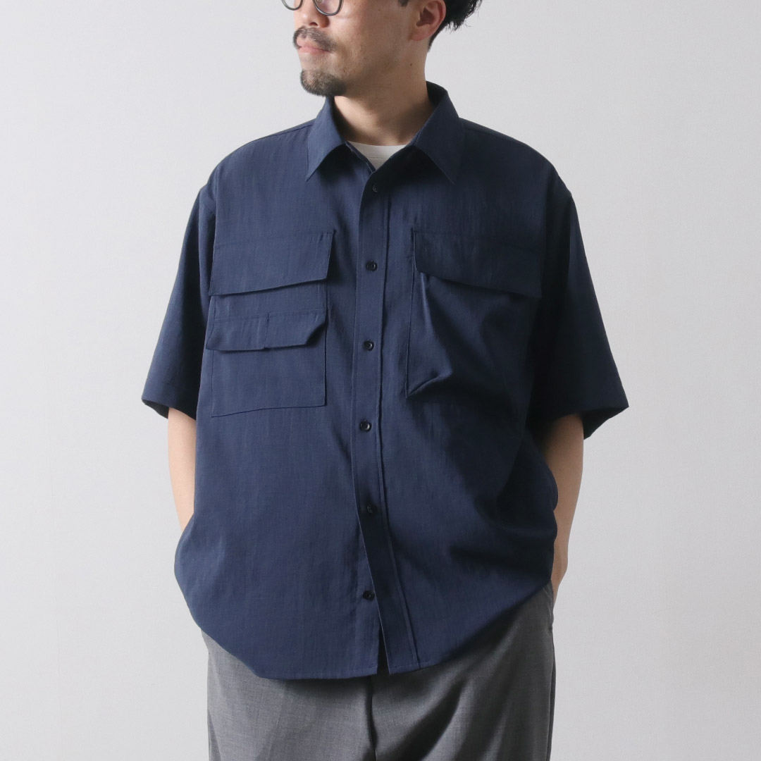 JUGEM（ジュゲム）ドライ カーゴシャツ / 半袖 吸汗 速乾 軽量 伸縮 ストレッチ メンズ RIRANCHA | JUGEM | 03