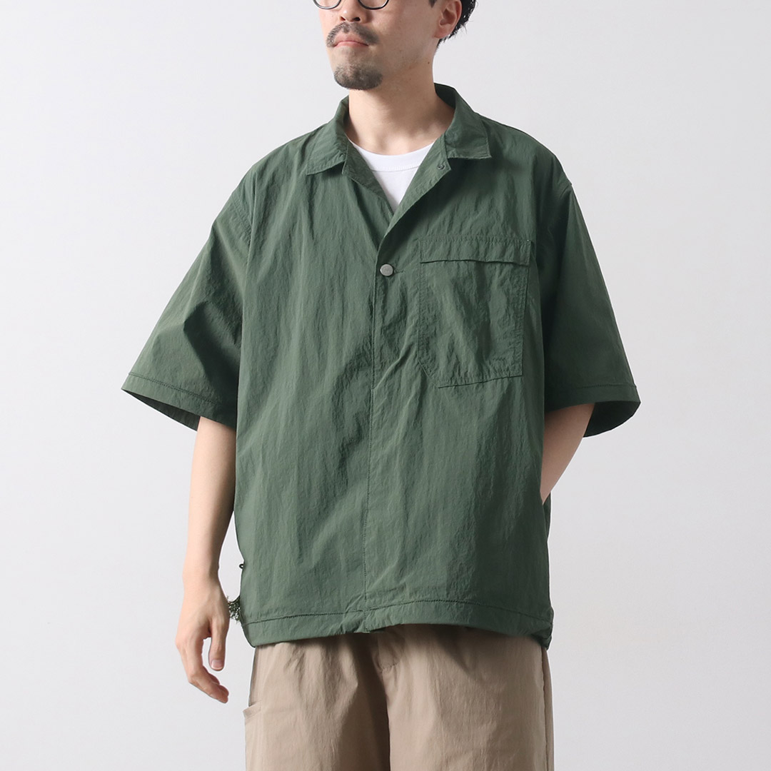 STONEMASTER（ストーンマスター） フィールドシャツ ショートスリーブ フェザーナイロン / メンズ 半袖 軽量 | STONEMASTER | 01