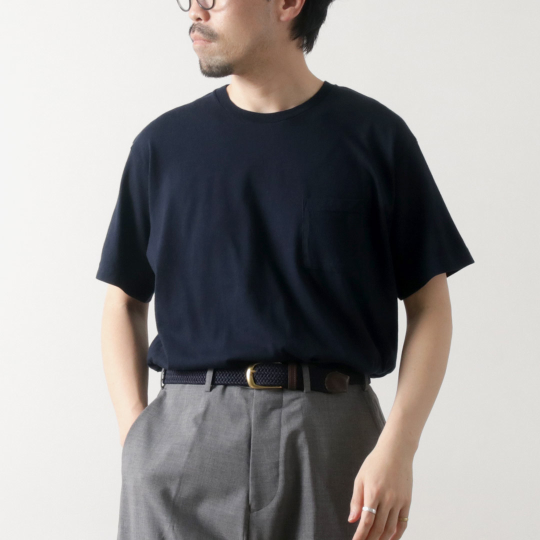 FILMELANGE（フィルメランジェ） ベニー ニューリンダ天竺 ポケットTシャツ / メンズ トップス 半袖 日本製 ギザコットン BENNY | FilMelange | 03