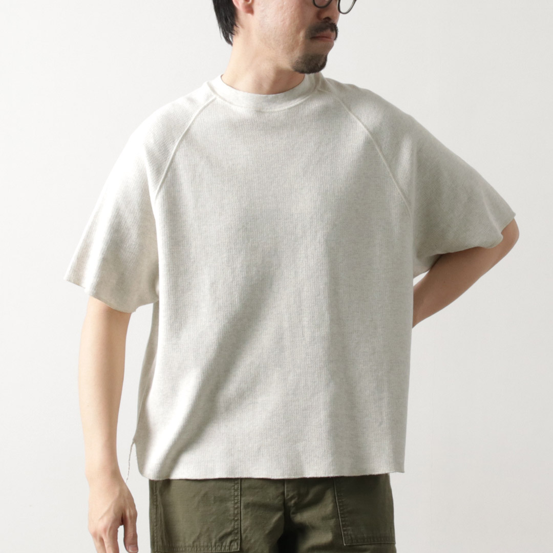 REMI RELIEF（レミ レリーフ） Wタック ラグランTシャツ / メンズ 半袖