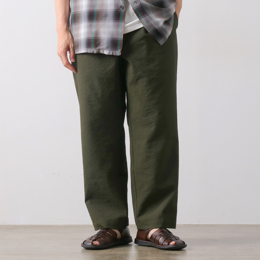 THOUSAND MILE（サウザンドマイル） イージー タック トラウザー シアサッカー / メンズ ボトムス イージーパンツ ウエストゴム | THOUSAND MILE | 02