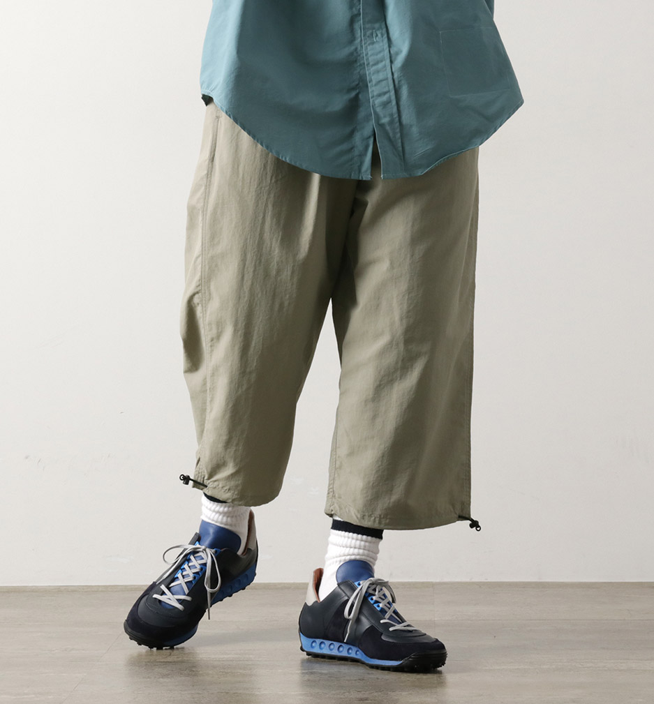 BURLAP OUTFITTER（バーラップ アウトフィッター） 7分丈 トラックパンツ / メンズ クロップド トラックパンツ ウエストゴム | BURLAP OUTFITTER | 01