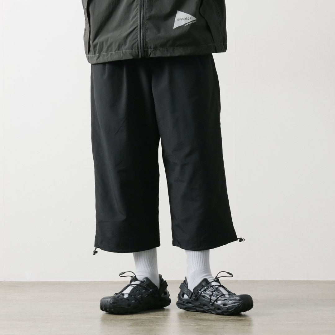 BURLAP OUTFITTER（バーラップ アウトフィッター） 7分丈 トラックパンツ / メンズ クロップド トラックパンツ ウエストゴム | BURLAP OUTFITTER | 03