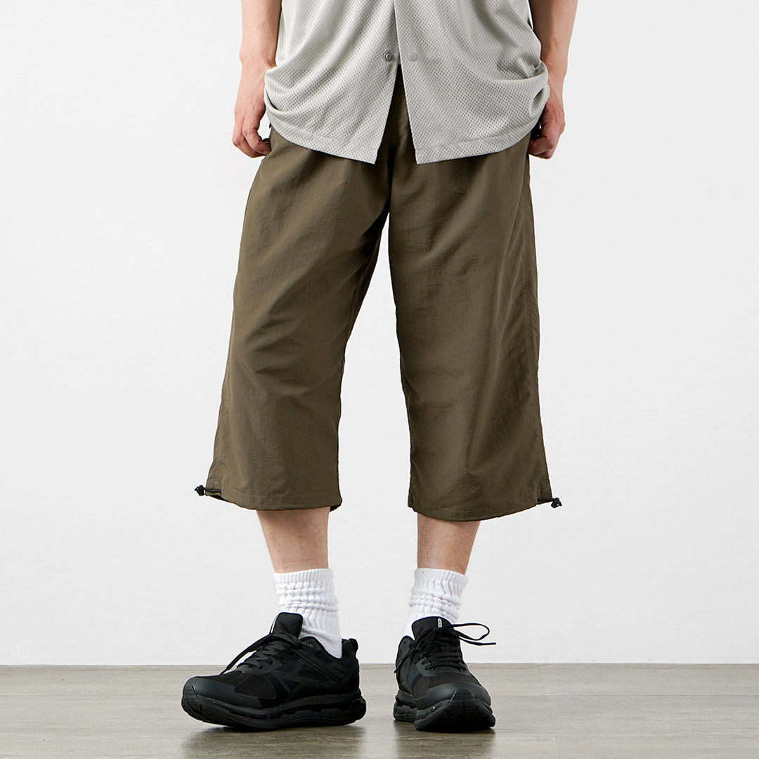 BURLAP OUTFITTER（バーラップ アウトフィッター） 7分丈 トラックパンツ / メンズ クロップド トラックパンツ ウエストゴム | BURLAP OUTFITTER | 03