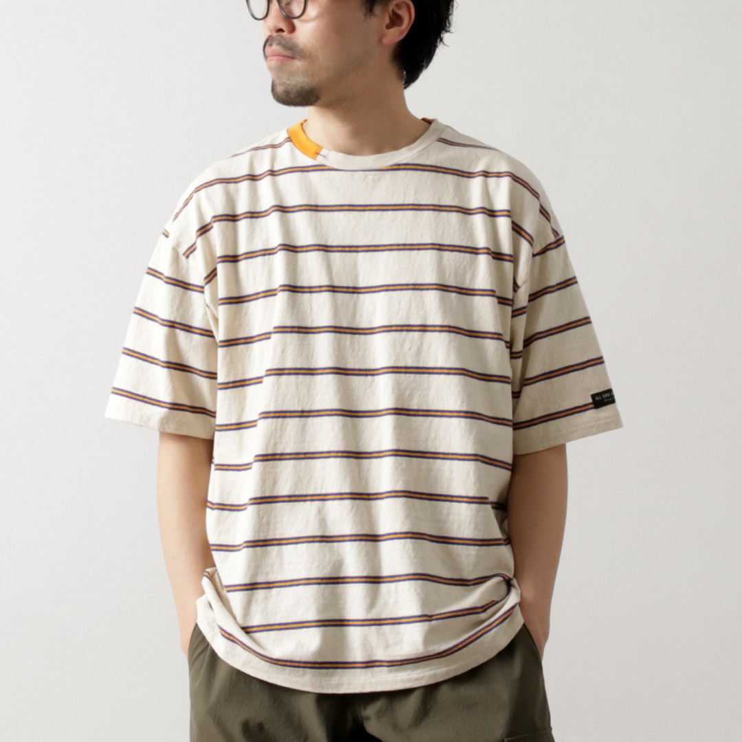 ILL ONE EIGHTY（イルワンエイティー） レトロ ボーダーTシャツ / メンズ トップス | ILL ONE EIGHTY | 01