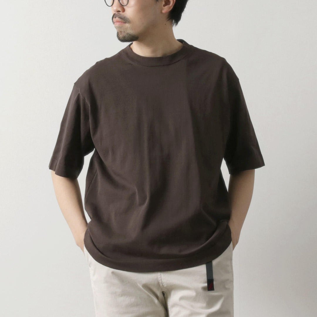 RYE TENDER（ライテンダー） センターティー ソリッド ニットTシャツ / メンズ サマーニット コットン 半袖 無地 | RYE TENDER | 07