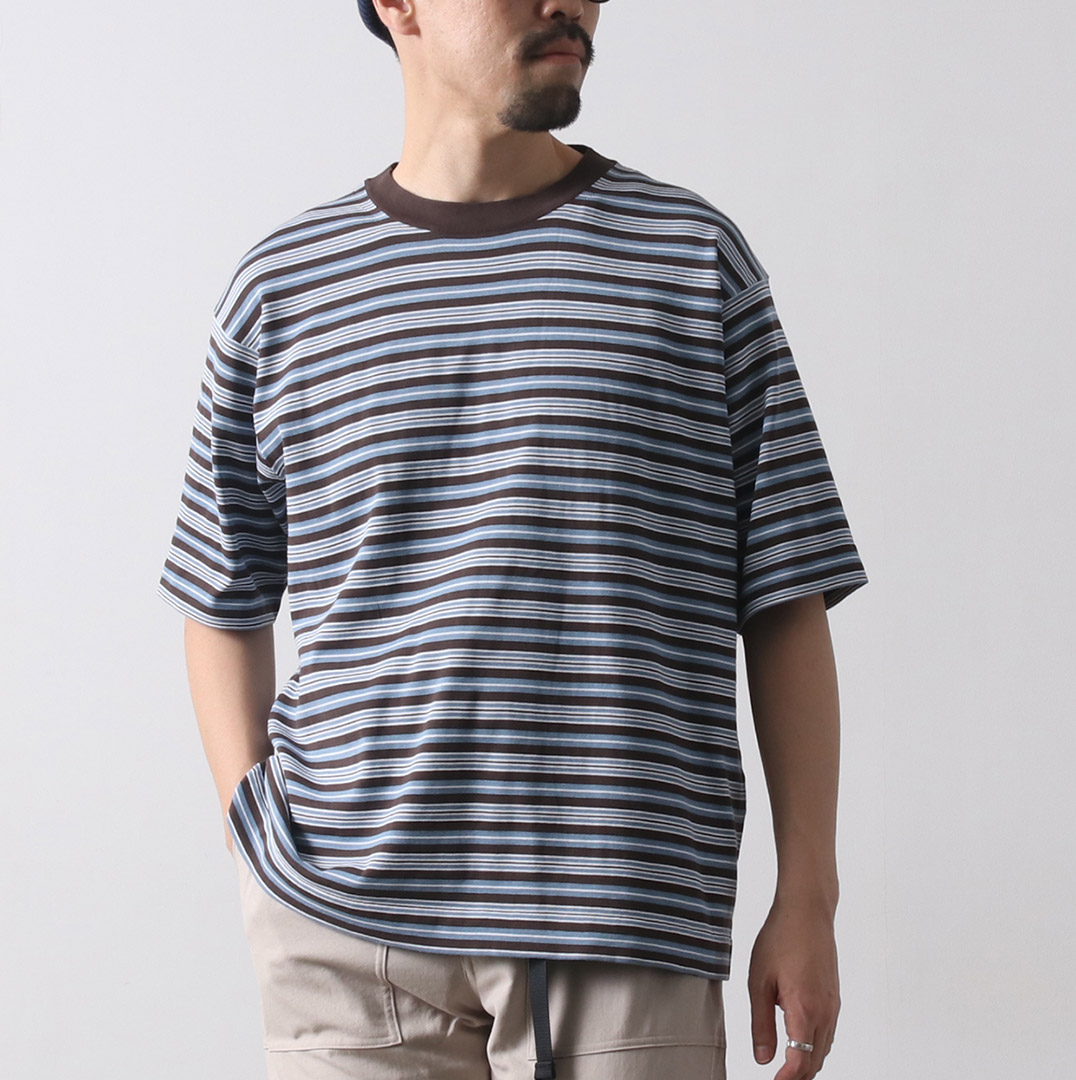 RYE TENDER（ライテンダー） センターティー ストライプ Tシャツ / メンズ 半袖 | RYE TENDER | 11