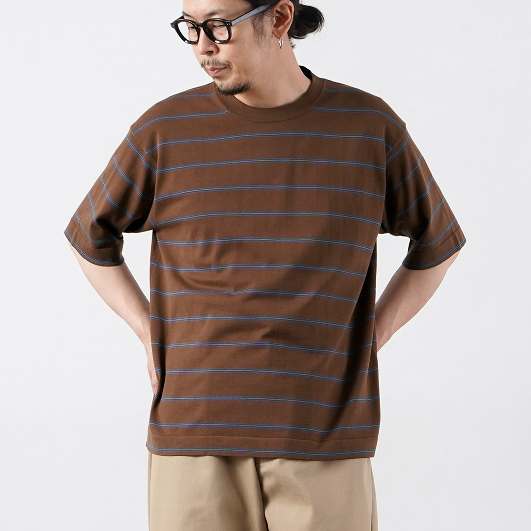 RYE TENDER（ライテンダー） センターティー ストライプ Tシャツ / メンズ 半袖 | RYE TENDER | 03